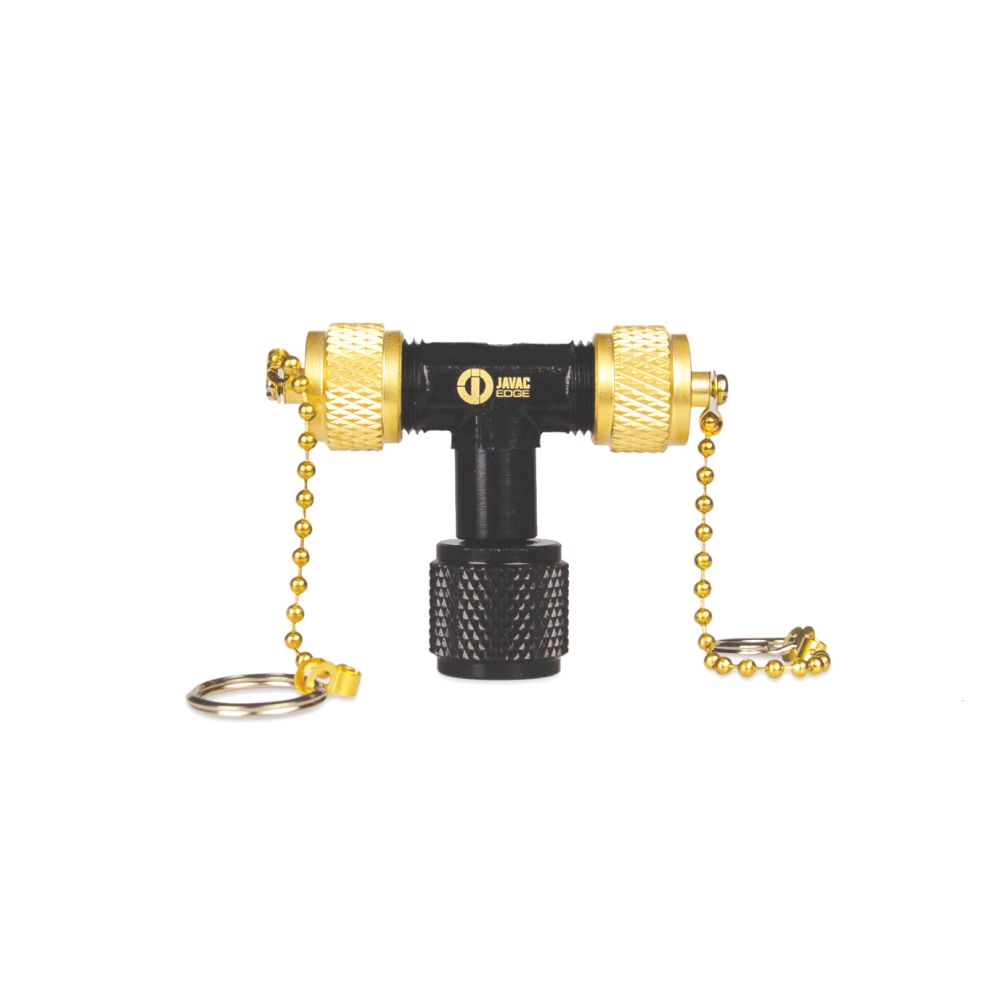 VALVE EN T DE VIDE ET DE CHARGE