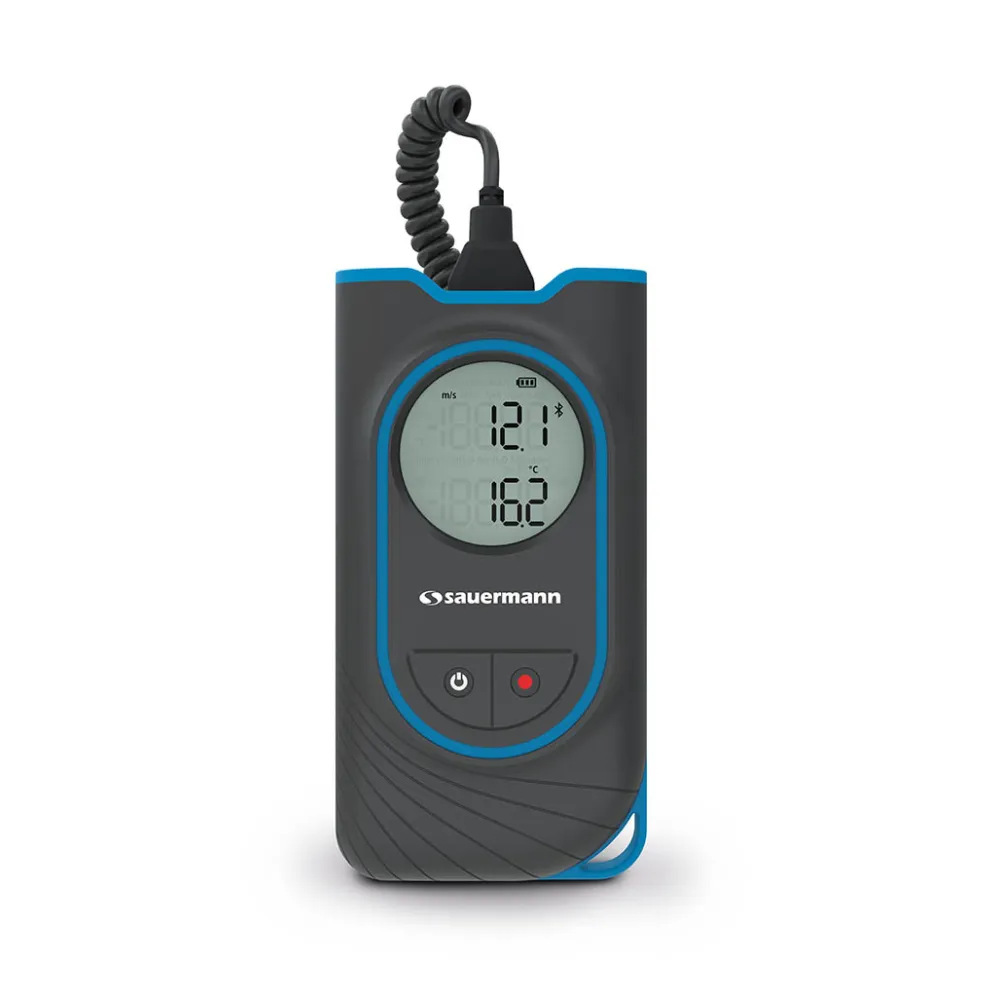 Thermo-anémomètre à hélice avec sonde à hélice intégrée