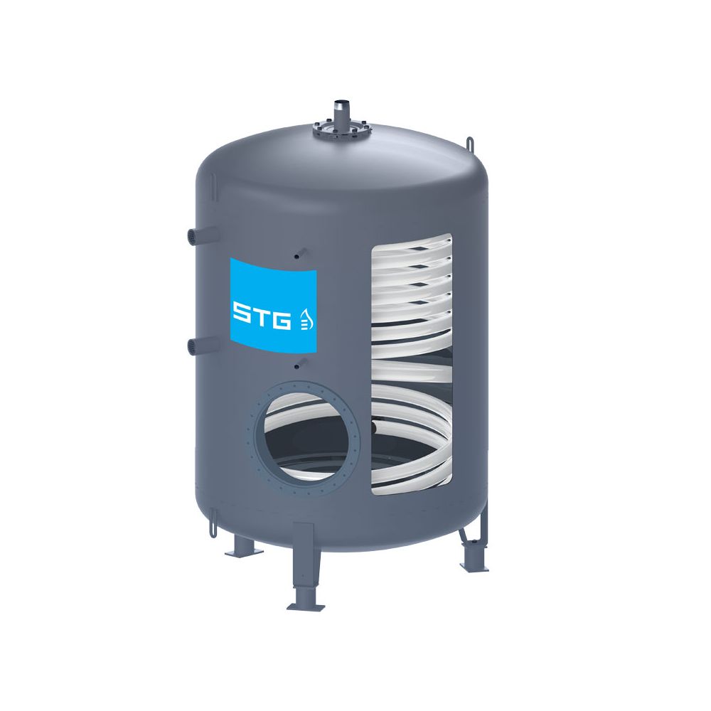 Préparateur ECS taille basse 1 echangeur STG 1000 à 2000L