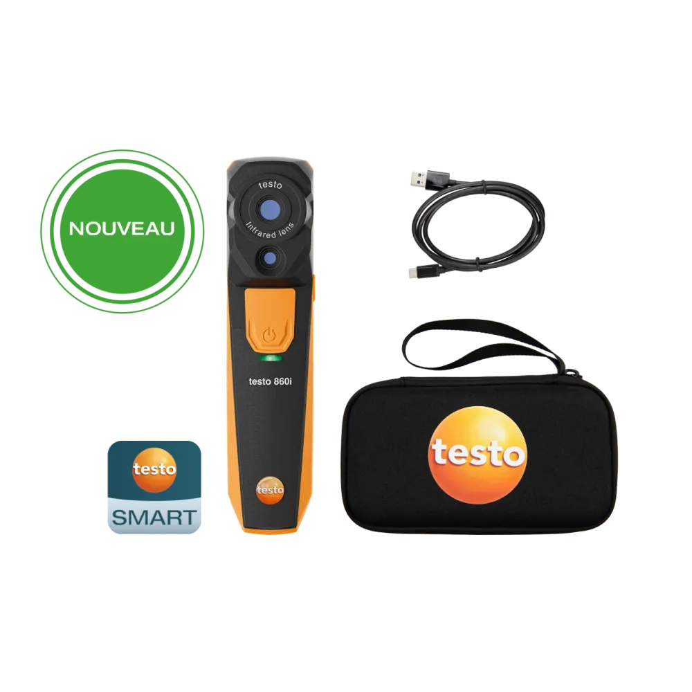 testo 860i en kit - Caméra thermique sans fil pour smartphone