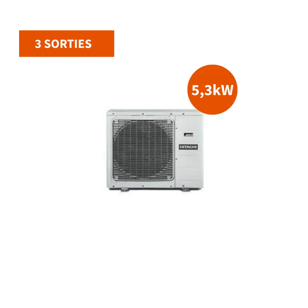 Groupe extérieur triple C 5,3kW