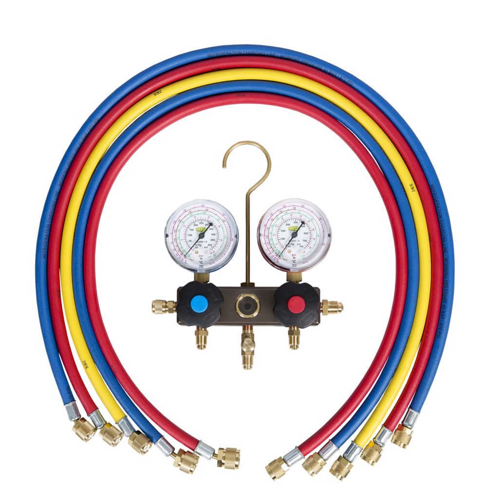 Manomètre aiguille 2 voies R-410A/R-32/R-290