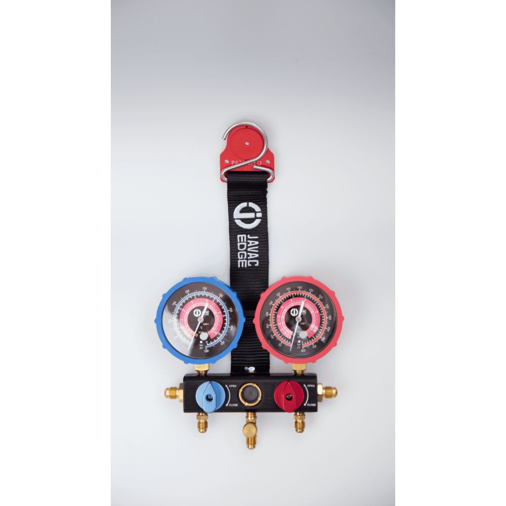 Manomètre aiguille 2 voies R410A, R32, R290, R600