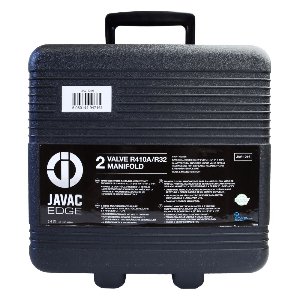 Manomètre aiguille 2 voies R410A, R32, R290, R600