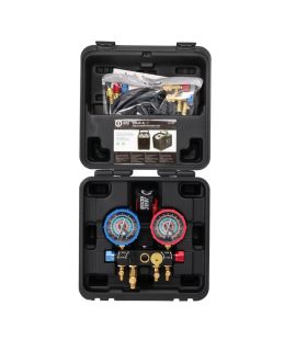 Manomètre aiguille 4 voies R410A, R32, R290, R600