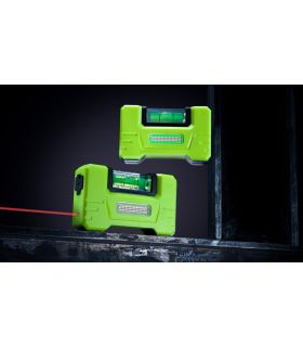 Niveau à bulle de poche avec lampe 350 Lumen