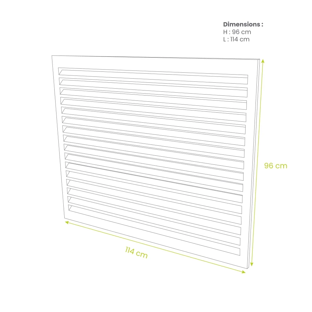 Face dos Decoclim CREME RAL 9001