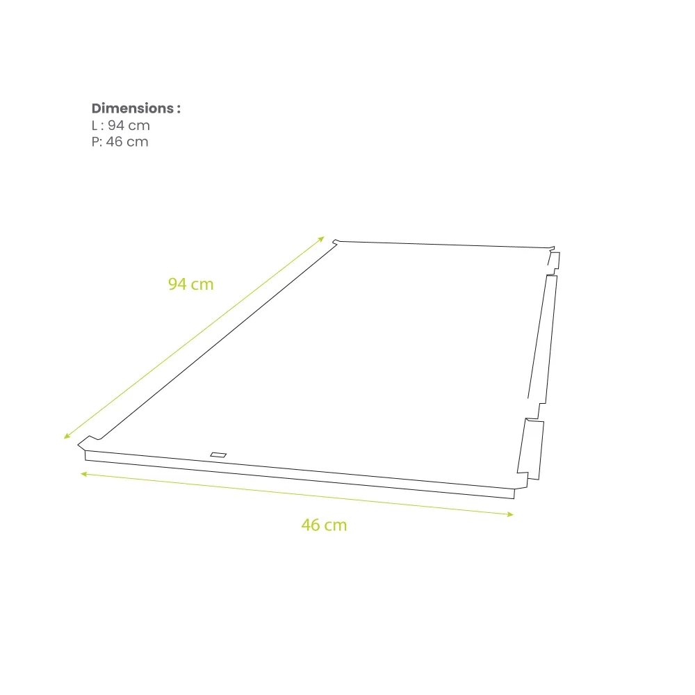 Face dos Decoclim ANTHRACITE RAL 7016