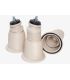 lot de 4 SUPPORTS AU SOL CONIQUE AJUSTABLE et ORIENTABLE