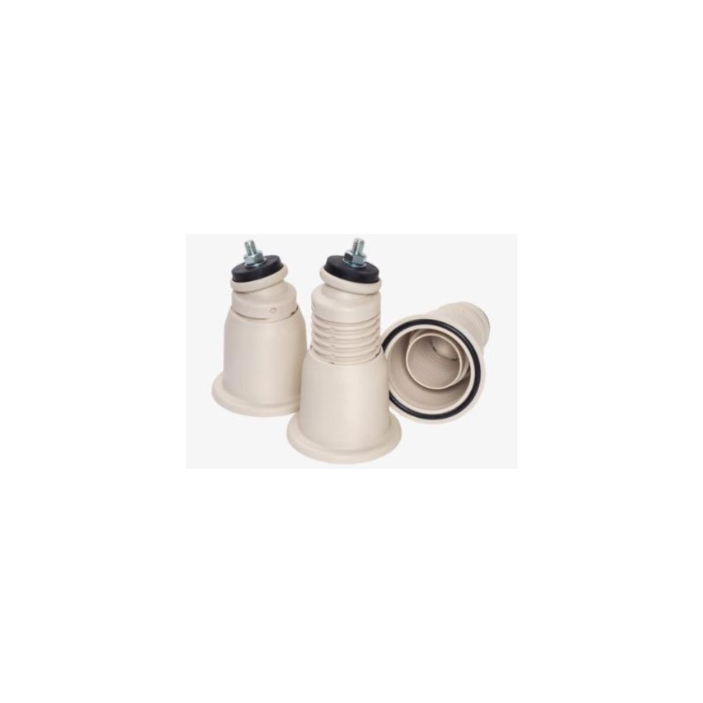 lot de 4 SUPPORTS AU SOL CONIQUE AJUSTABLE et ORIENTABLE