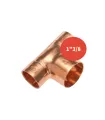 TE droit F-F-F 1"3/8