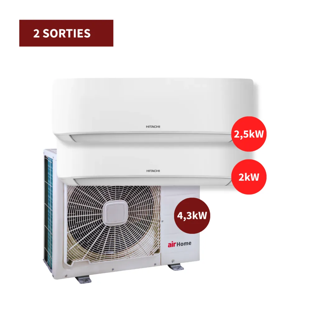 Ensemble Multi-Split airHome 400 (2 sorties)