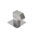 Col de cygne aluminium 125x125x275