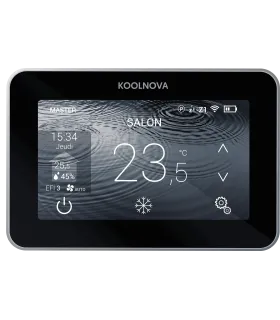 PACK 3 THERMOSTATS KOOLNOVA ETERNAL 2.0 FILAIRE NOIR