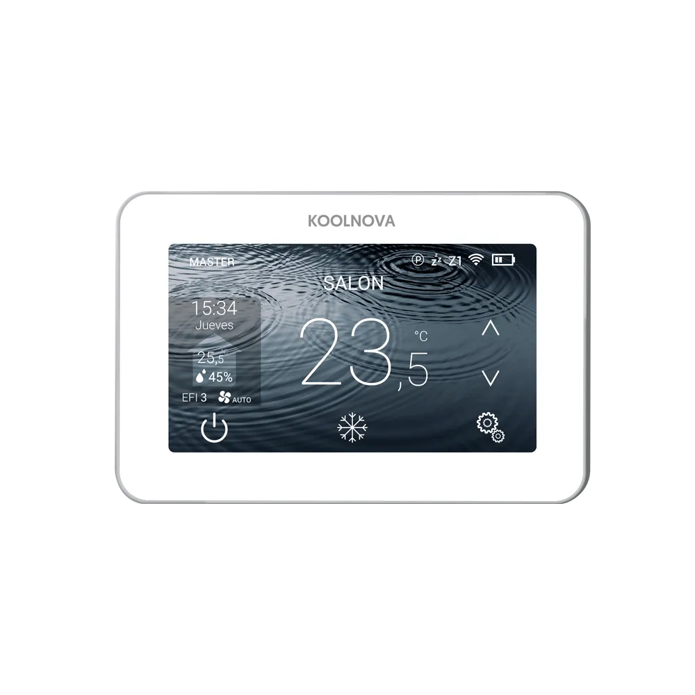 PACK 4 THERMOSTATS KOOLNOVA ETERNAL 2.0 FILAIRE BLANC