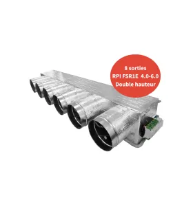 Plenum Xtreme 2.0 RPI FSR1E 4.0-6.0 8 sorties (Double hauteur)