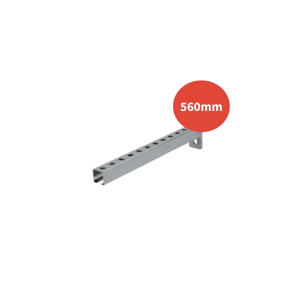 Support console Rail 560mm Mupro