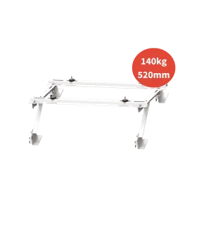 Support toiture pour groupe de climatisation 140kg - 520mm Rodigas