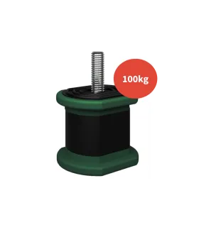 4 Supports anti vibratile 100Kg