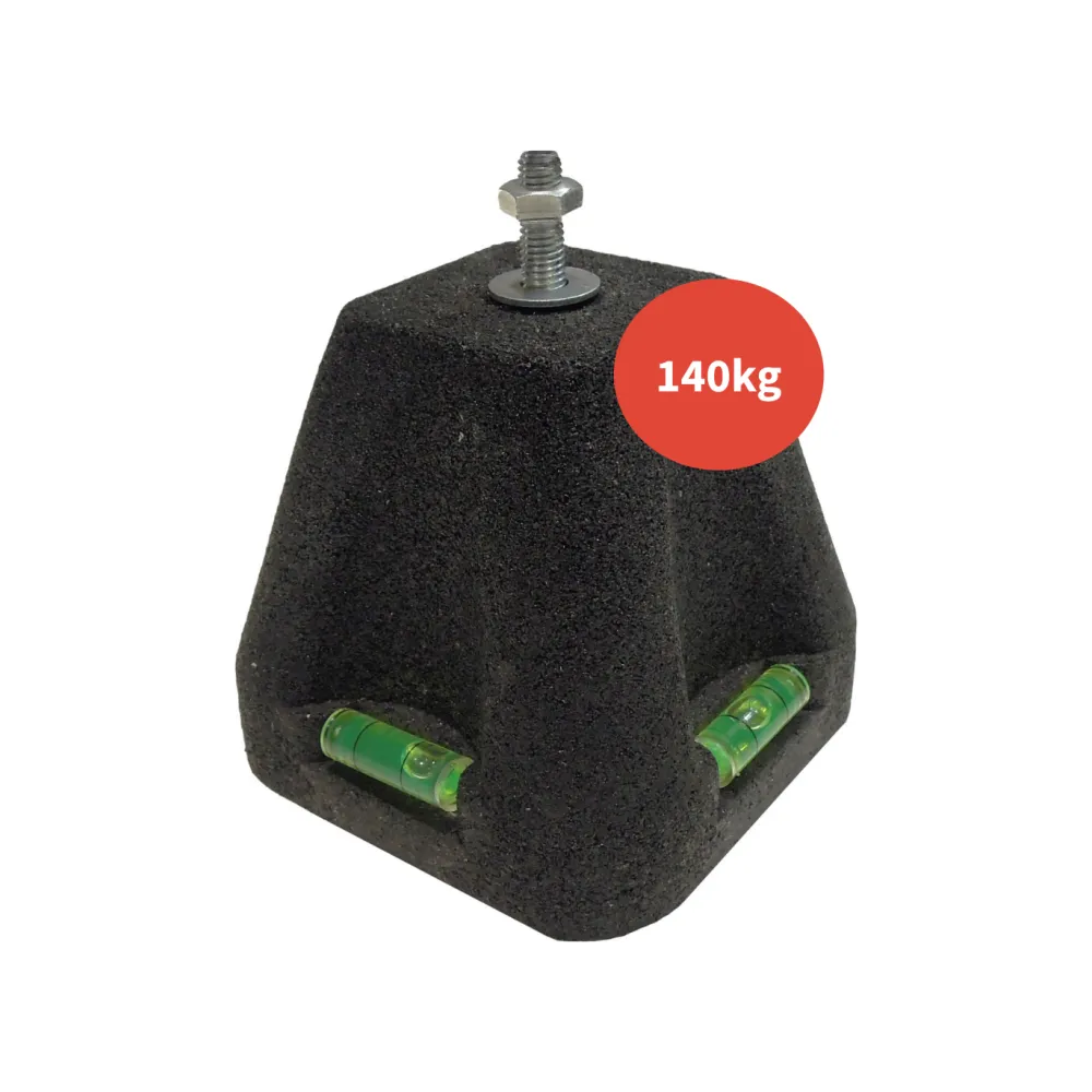 Lot de 4 supports au sol conique RUBER