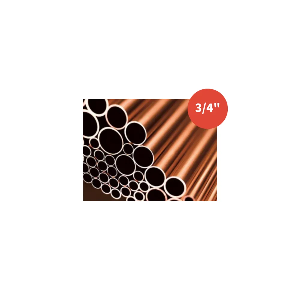 Barre cuivre nue 4m - 3/4"