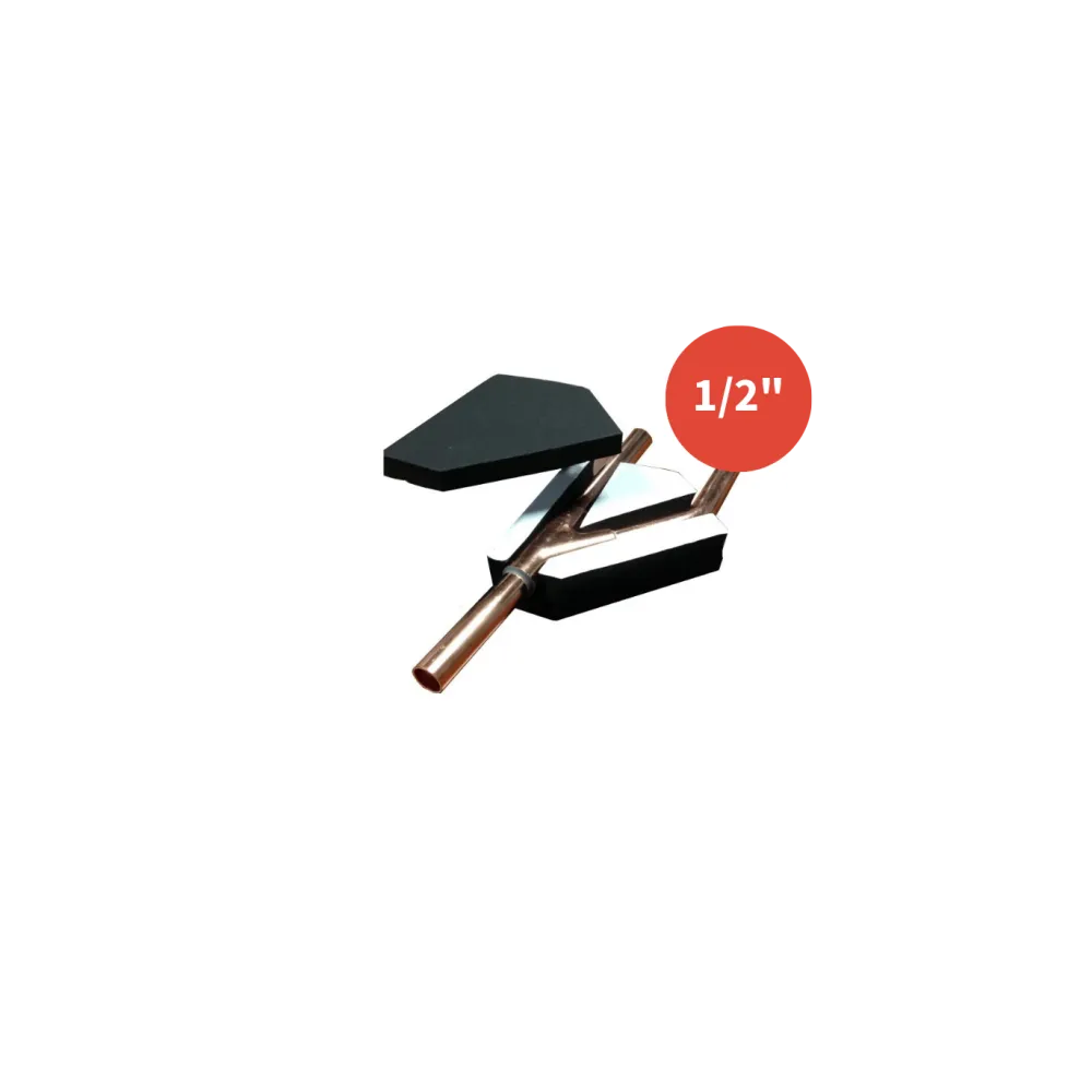 Dérivation à sertir 1/2" parallèle