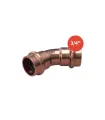 Coude à sertir 45° F-F 3/4" (sachet de 3 pièces)