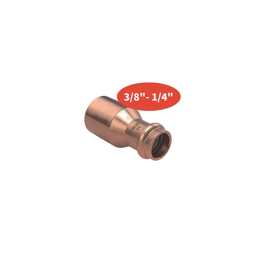 Manchon réduit M-F 3/8" - 1/4" (sachet de 2 pièces)