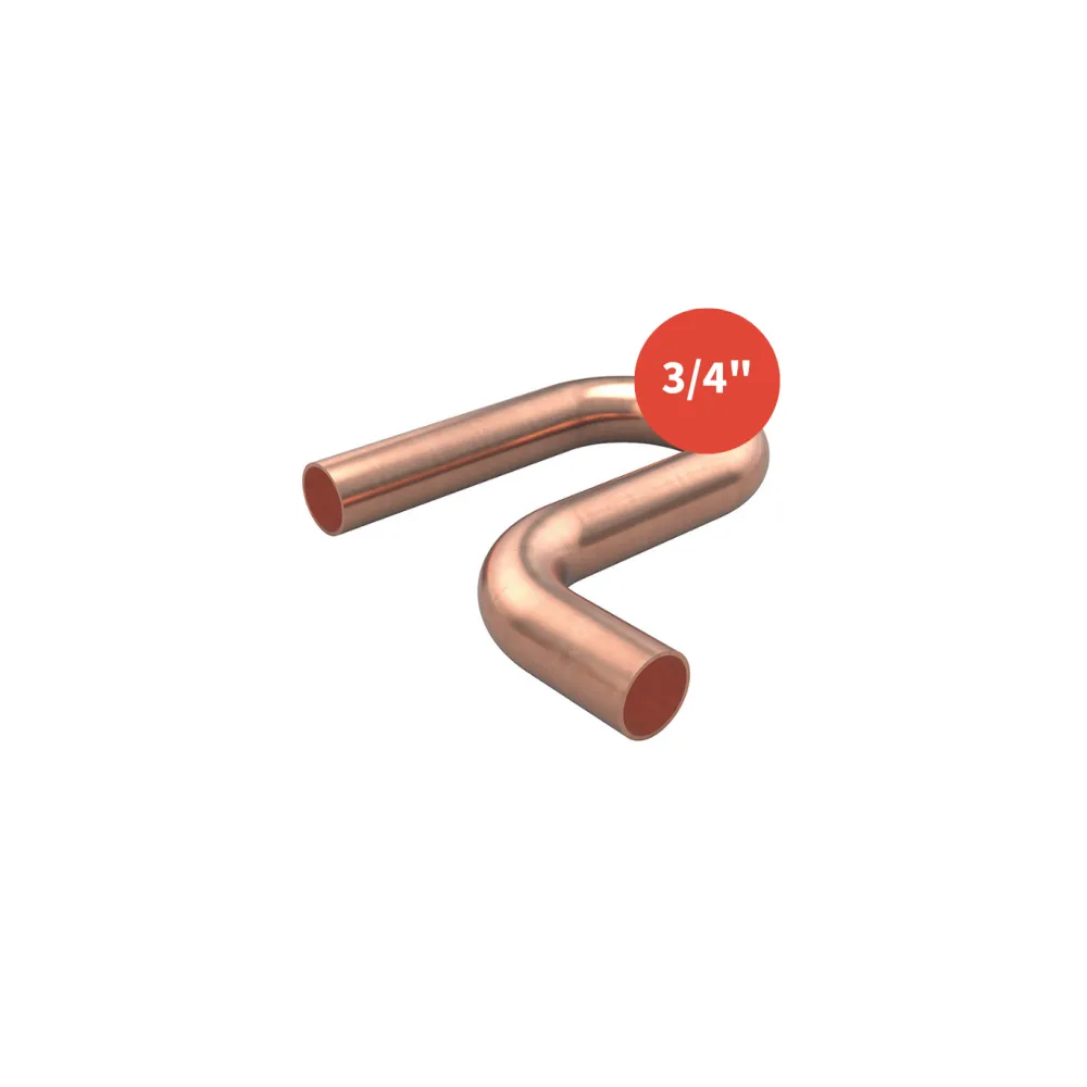 Siphon 3/4" M-M (sachet de 1 pièce)