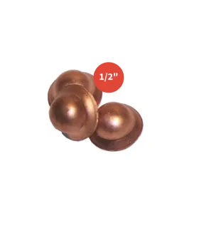 Capuchon de fermeture cuivre 1/2"
