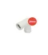 Coude à 90° p/pvc blc Ø20mm