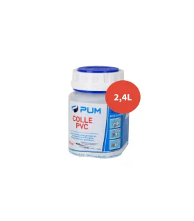 Colle PVC Bidon 2,4 L + Pinceau