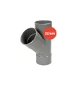 Culotte à 45° PVC F-F Ø32mm