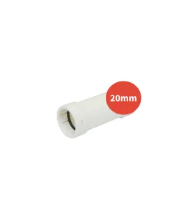 Manchon p/PVC blanc Ø20mm