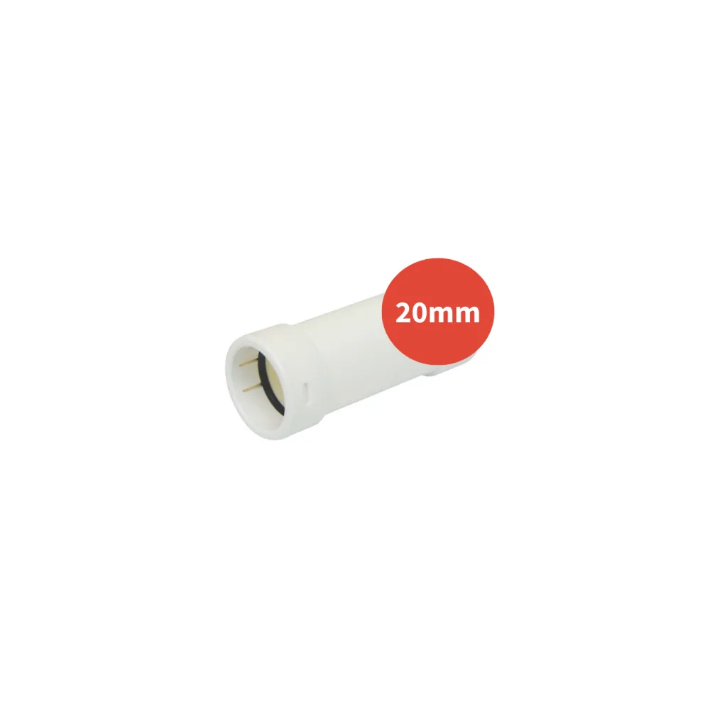 Manchon p/PVC blanc Ø20mm