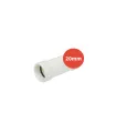 Manchon p/PVC blanc Ø20mm