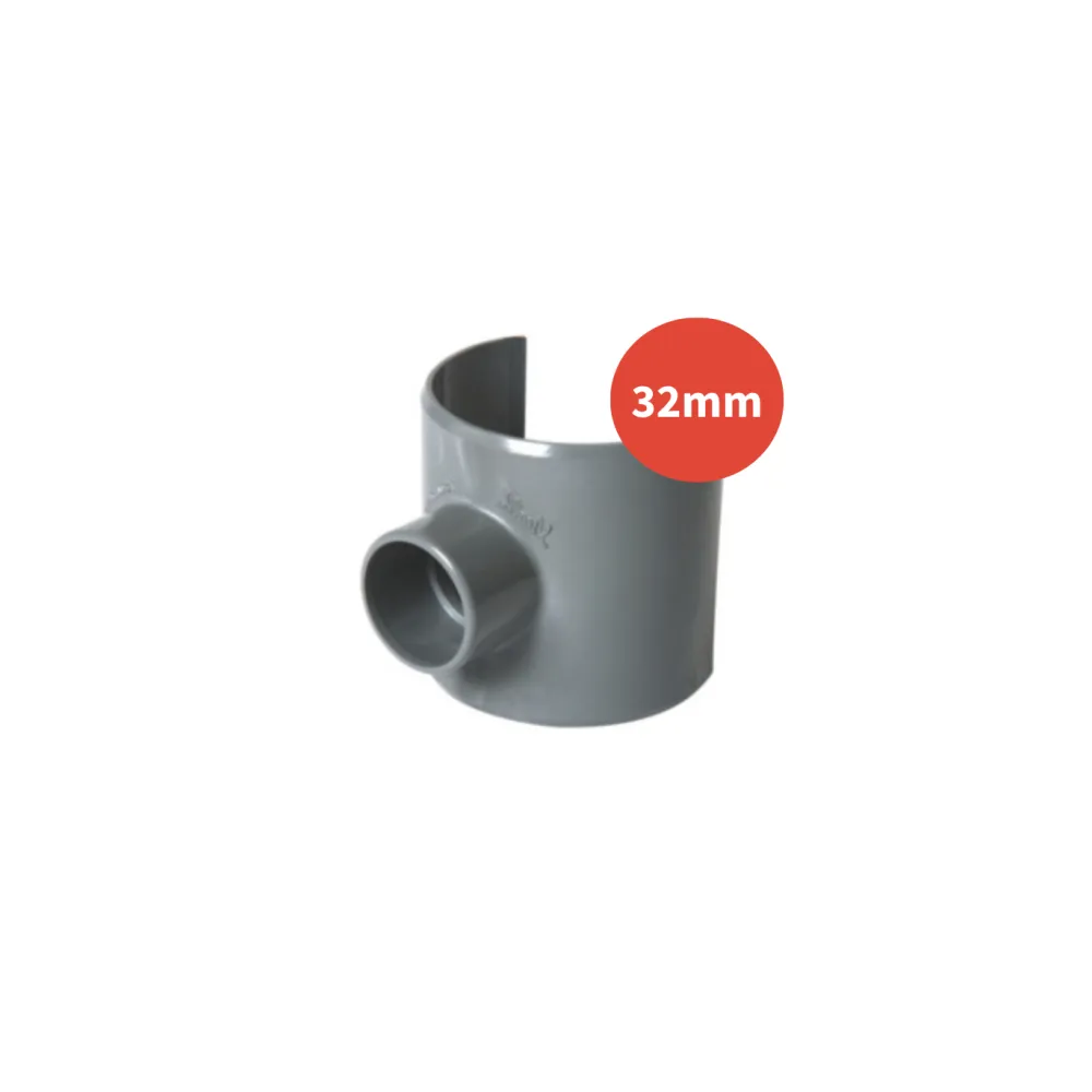 Selle PVC grise Ø32mm