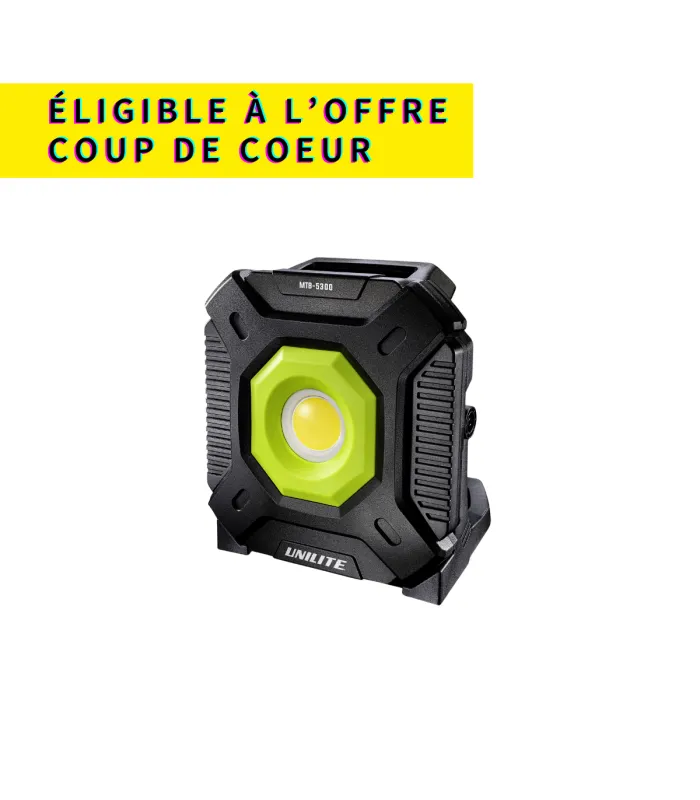 LAMPE CHANTIER MULTIBAT 5300LM