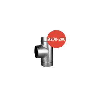 TE Galva équerre Ø200-200