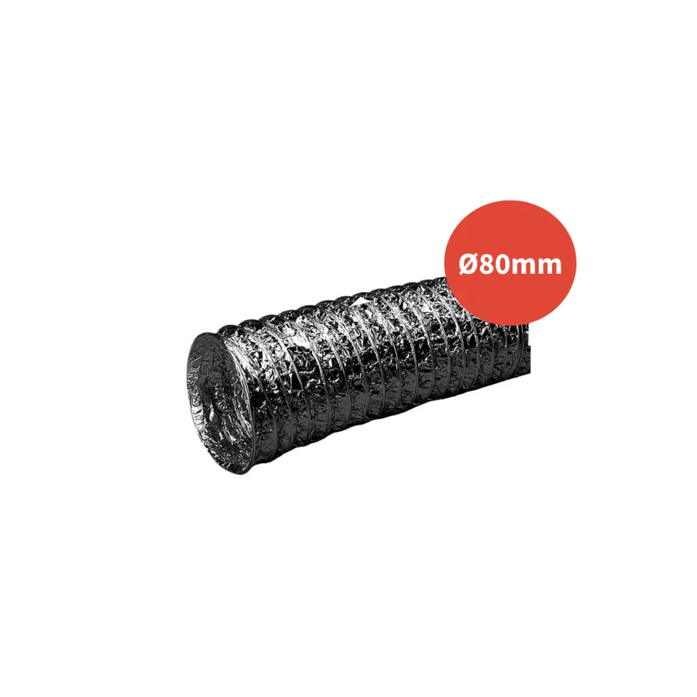 Conduit flexible aluminium MO Ø80mm 10ML