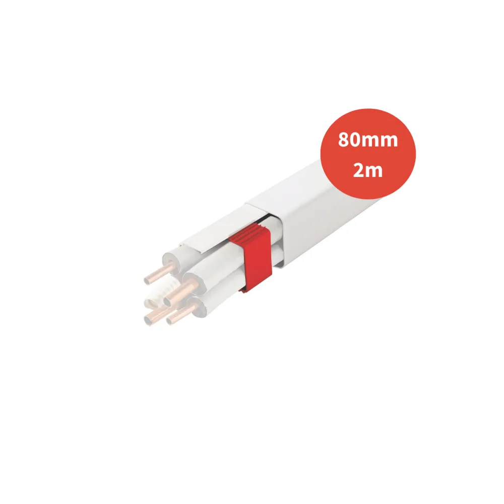 Goulotte ARTICA blanche 80mm