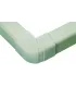 Coude 90 angle extérieur variable pour goulotte
