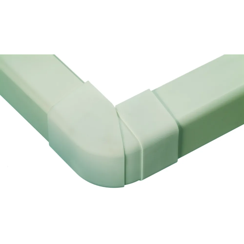 Coude 90 angle extérieur variable pour goulotte