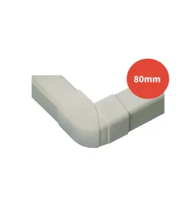Angle extérieur variable goulotte ARTICA blanc 80mm