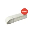 Bouchon de finition goulotte ARTICA blanc 80mm