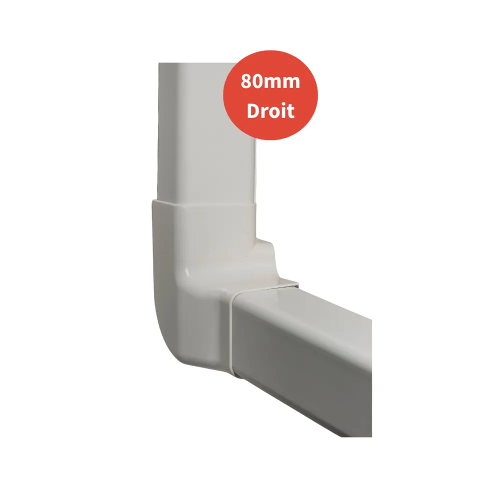 Changement de mur droit ARTICA blanc
