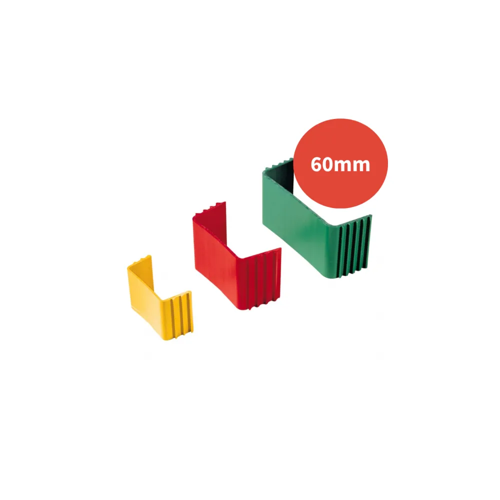 Clip de maintien goulotte ARTICA blanche et ivoire 60mm