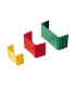 Clip de maintien goulotte ARTICA blanche et ivoire 110mm