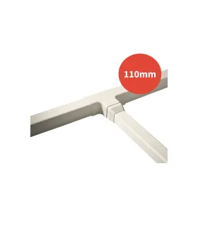 Dérivation en T goulotte ARTICA blanche 110mm
