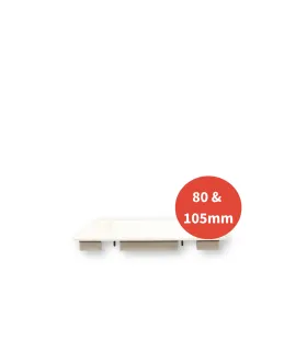 Embout finition goulotte Climagaine 80 & 105mm